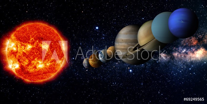 Bild på Solar system